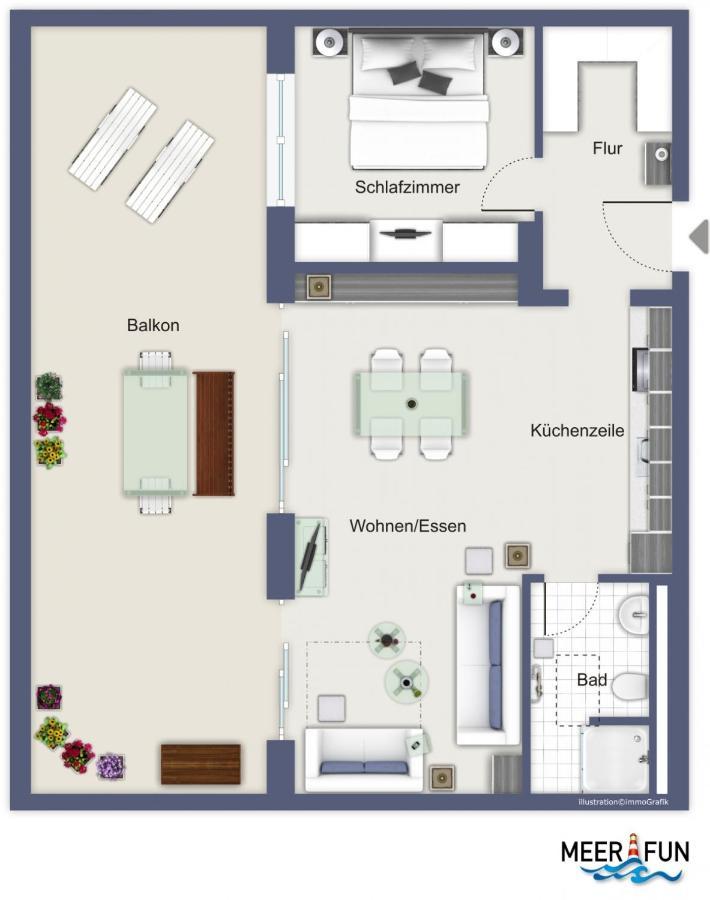 Linden-Palais Wohnung 34 Heiligendamm Buitenkant foto